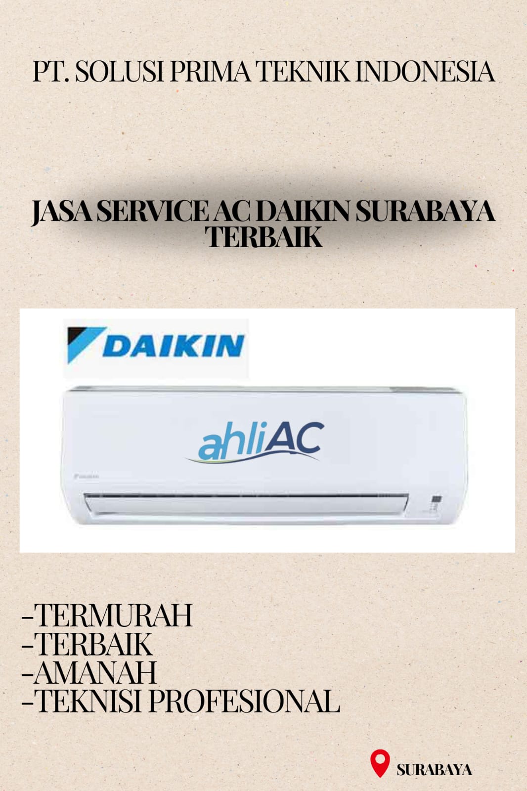 Jasa Service AC Daikin Surabaya