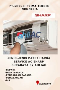 Jenis-jenis Paket Harga Service AC Sharp