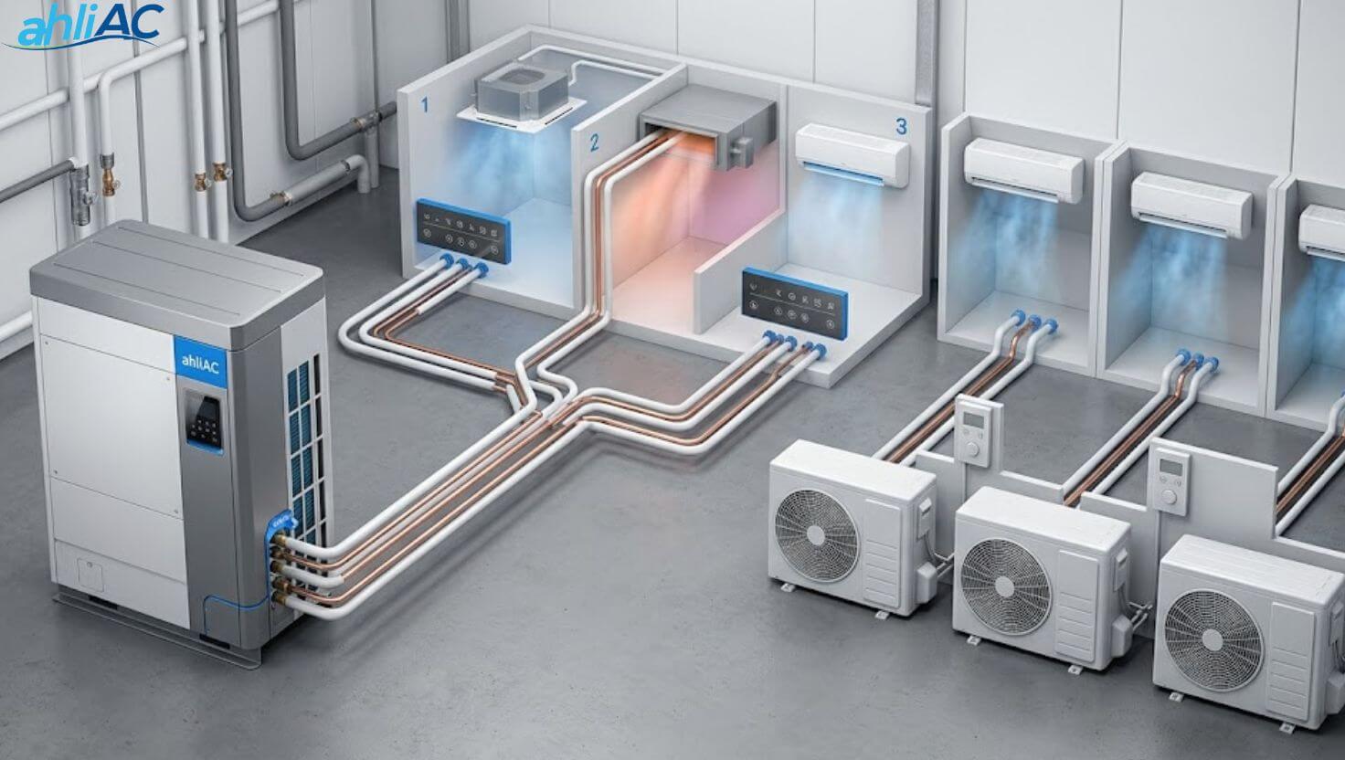 Keunggulan AC VRF Dibanding AC Split
