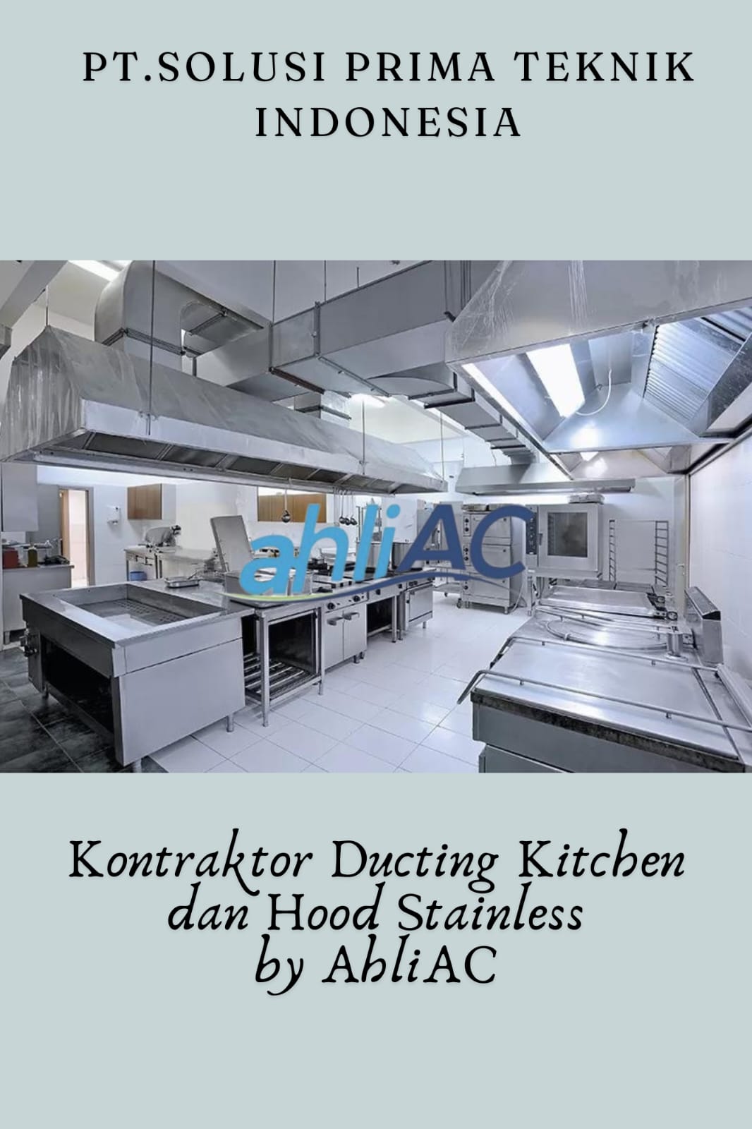 Kontraktor Ducting Kitchen dan Hood Stainless