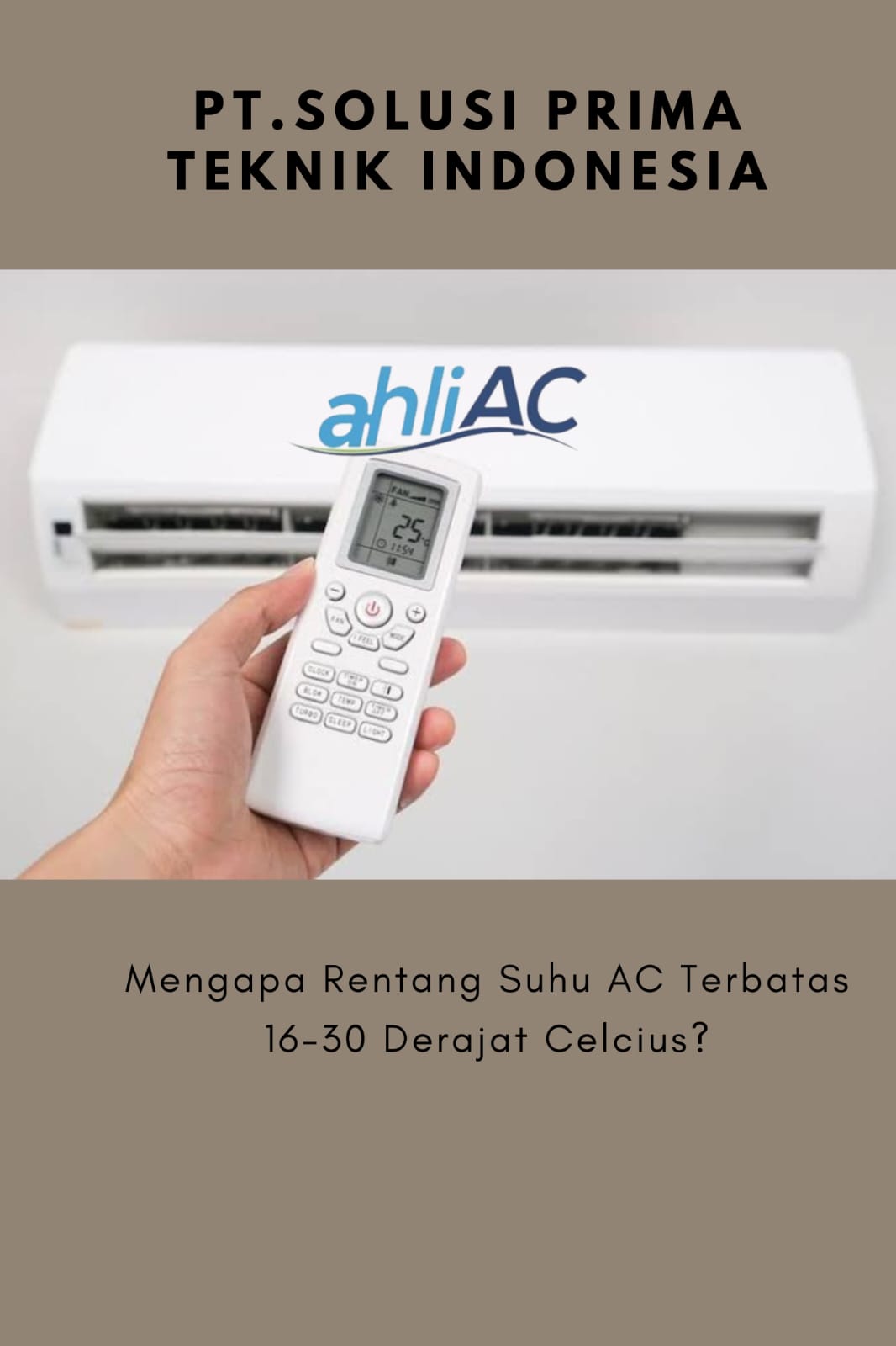 Mengapa Rentang Suhu AC Terbatas 16-30 Derajat Celcius?