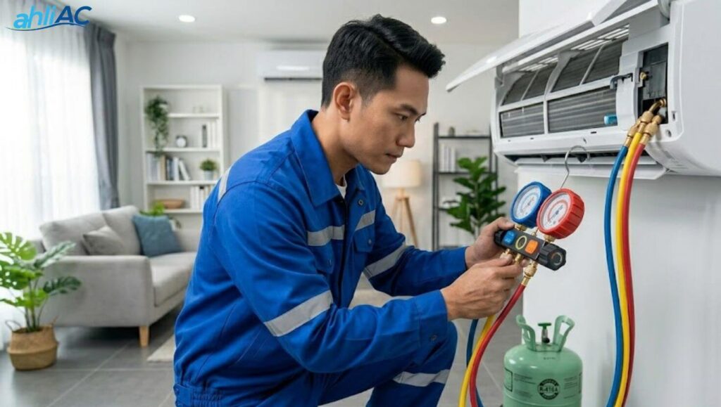 Tambah dan Isi Freon Tambah dan Isi Freon