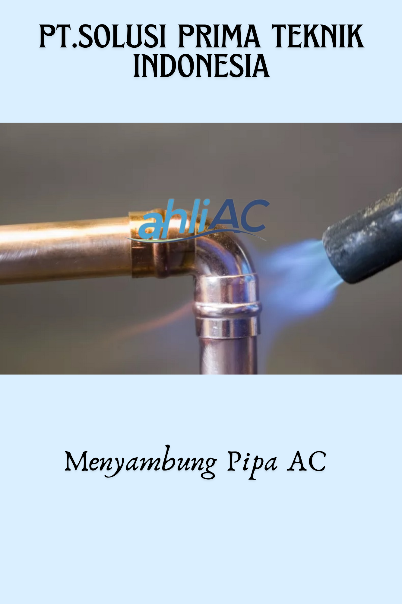 Menyambung Pipa AC