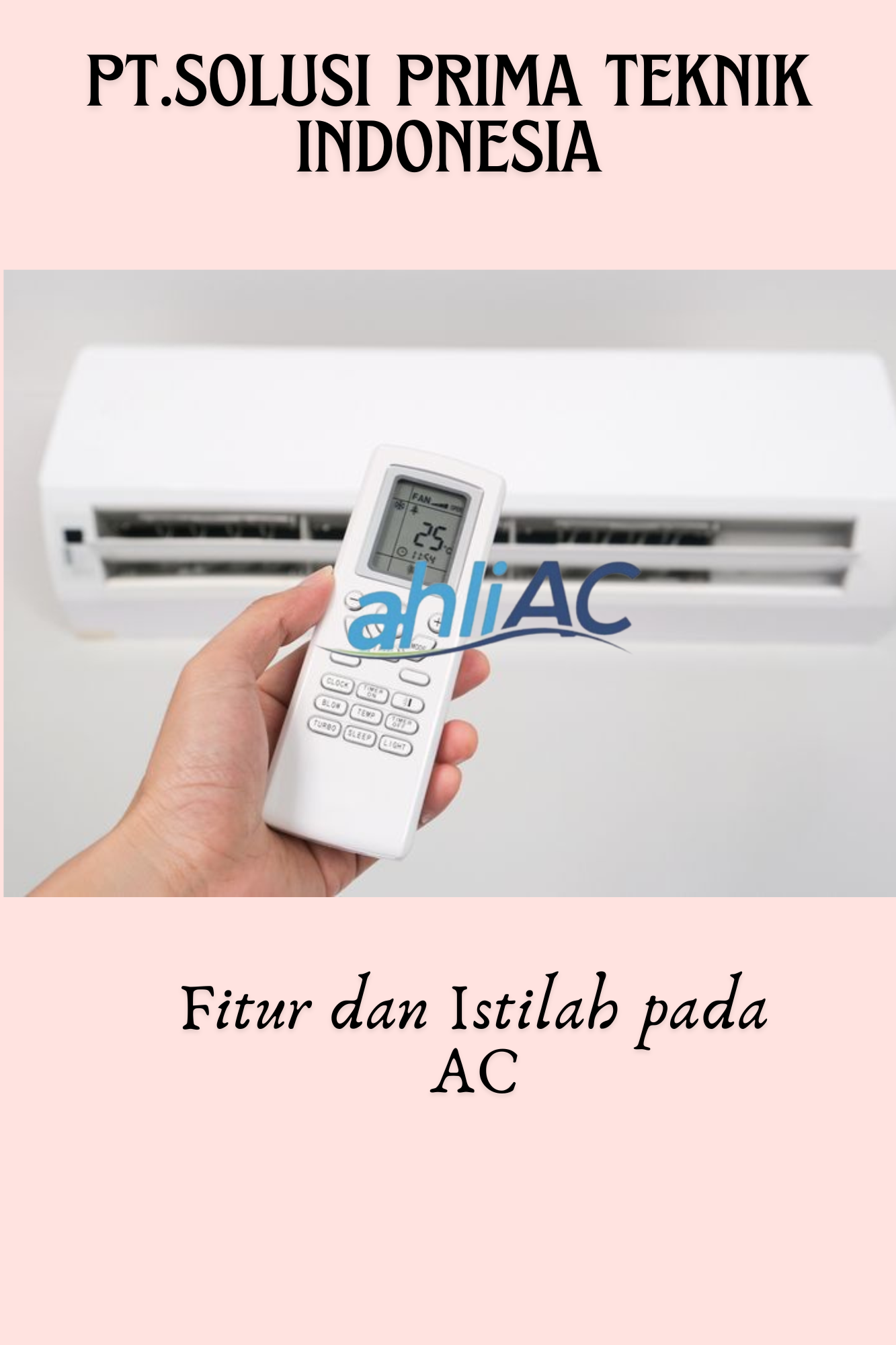 Fitur dan Istilah pada AC