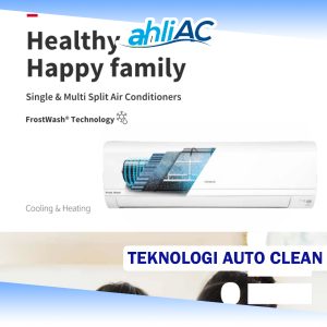 Hitachi Split Air Conditioner (AC) Fitur Autoclean Bekerja