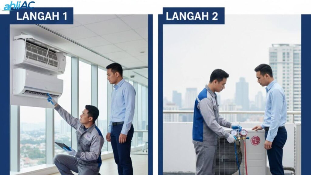Langkah Awal Service AC LG Langkah Awal Service AC LG