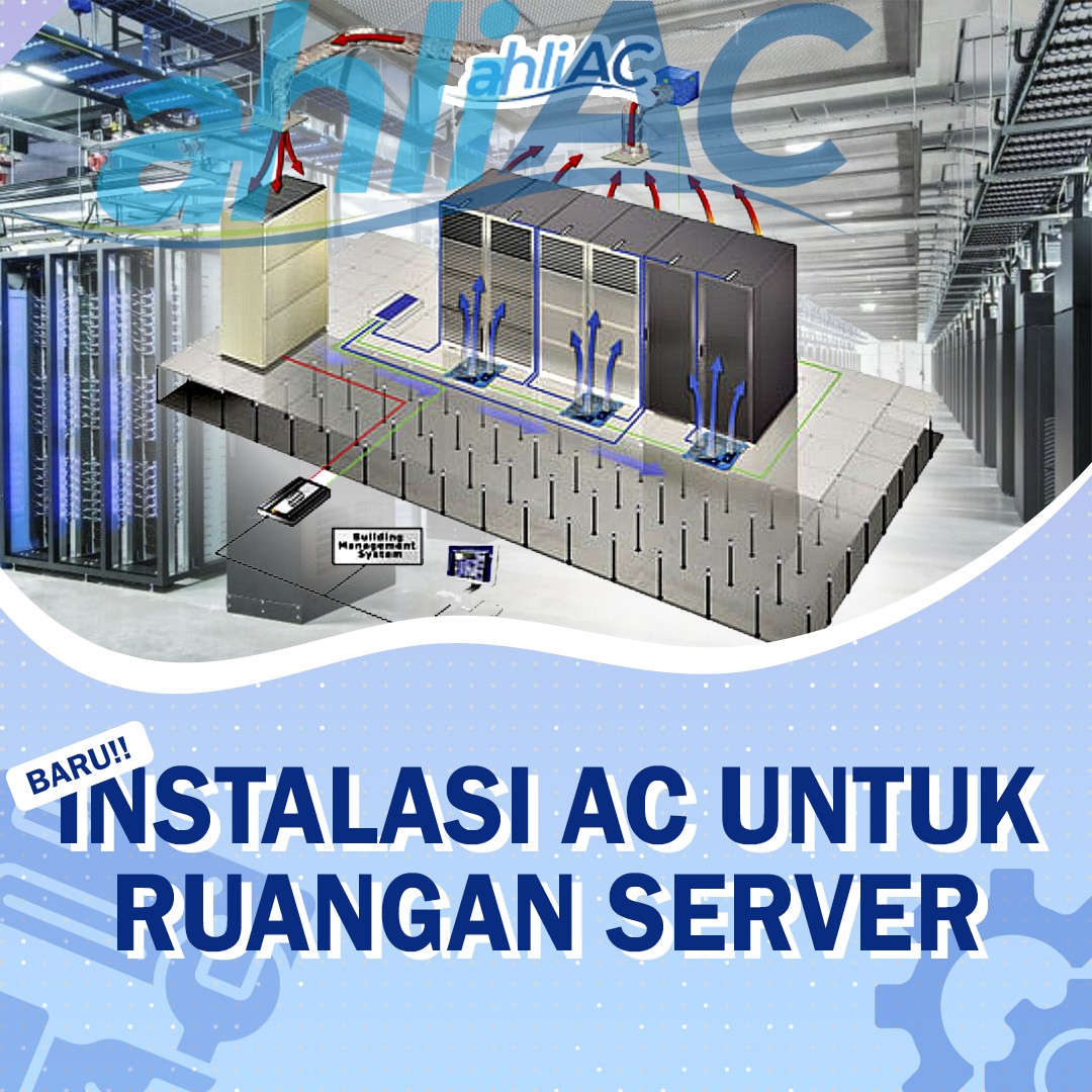 instalasi ac untuk ruangan server