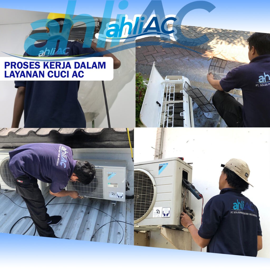 Proses Kerja dalam Layanan Cuci AC