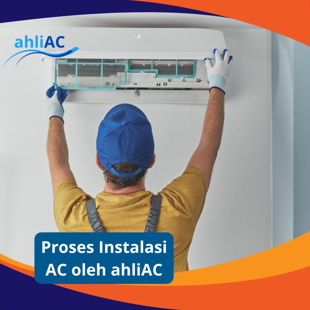 Proses Instalasi AC oleh ahliAC