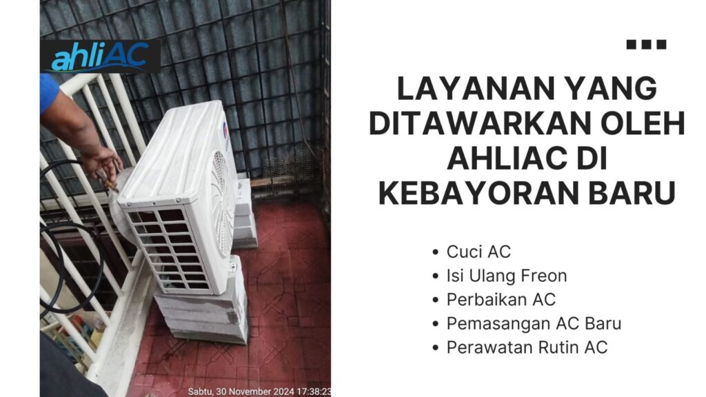 Layanan yang Ditawarkan oleh ahliAC di Kebayoran Baru