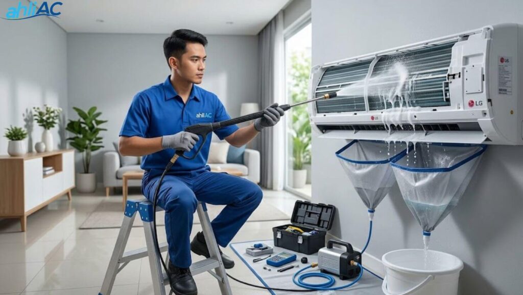 cara membersihkan filter hepa tanpa air Panduan membersihkan debu permukaan pada filter HEPA menggunakan mesin vakum berujung halus agar serat tidak rusak.