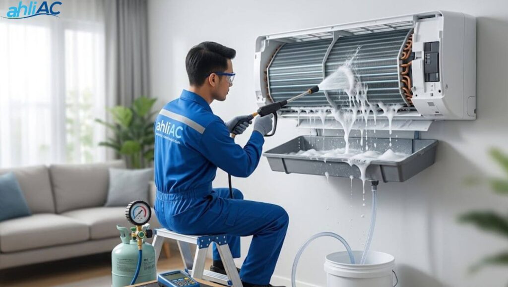 ganti filter hepa baru hvac jakarta Unit filter HEPA baru berkualitas tinggi siap pasang untuk menjaga efisiensi sistem pendingin dan kualitas udara ruangan.