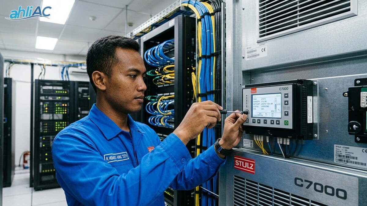 Cara Ubah Suhu & Setting Controller Stulz C7000 Lengkap