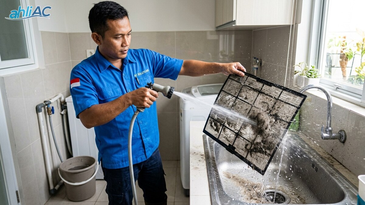 panduan lengkap cara mudah membersihkan filter ac sendiri Panduan Lengkap: Cara Mudah Membersihkan Filter AC Sendiri