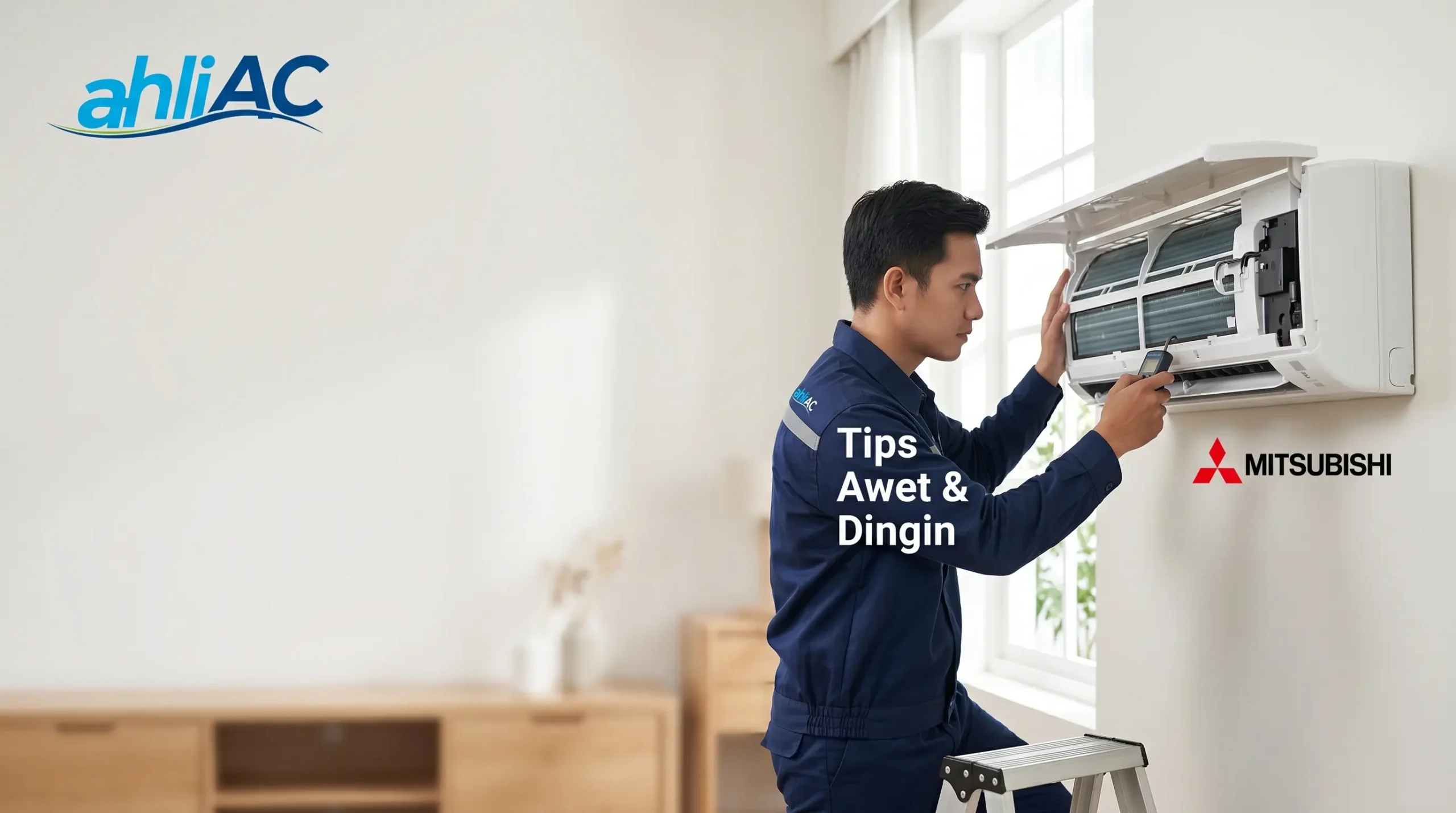 Cara Merawat AC Mitsubishi 1/2 PK Agar Tetap Dingin & Awet