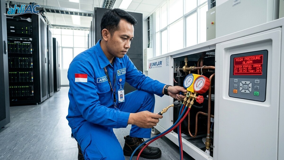 Solusi High Pressure Alarm AC Presisi Server