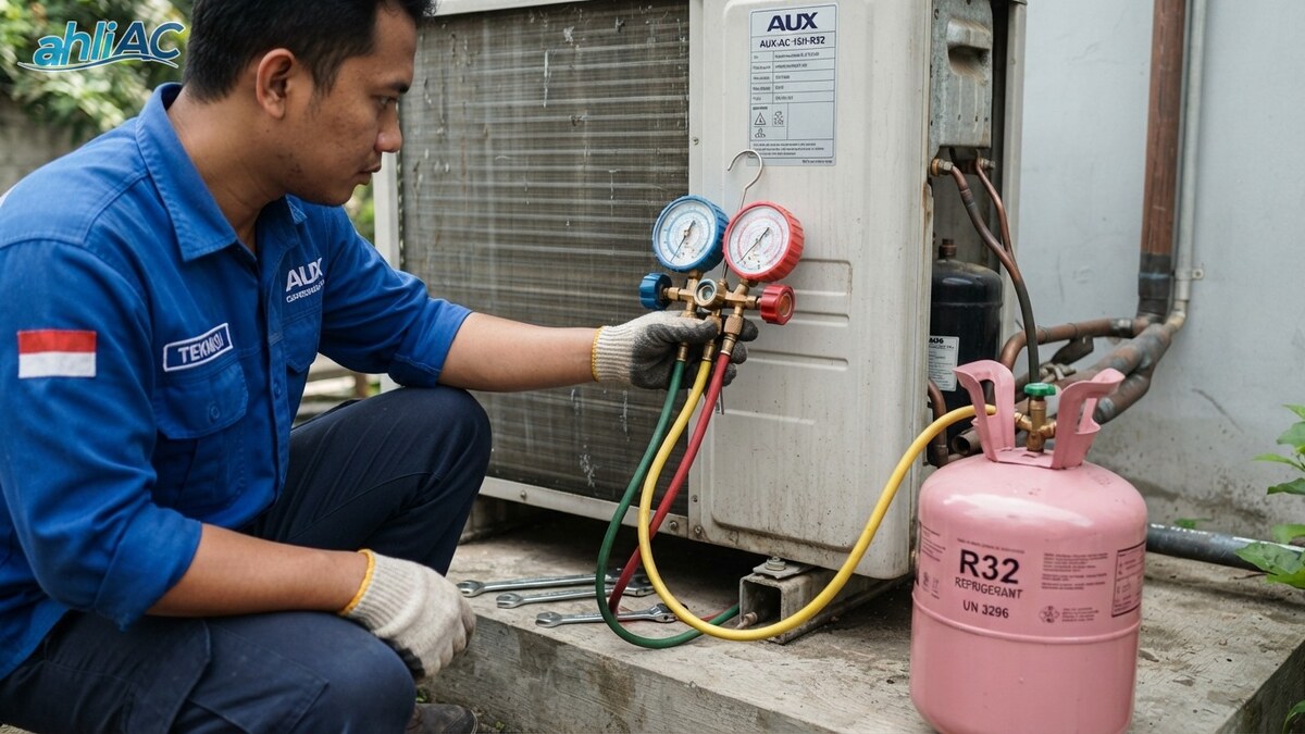 freon ac komersial aux panduan r410a r32 vakum Freon AC Komersial AUX: Panduan R410A, R32 & Vakum