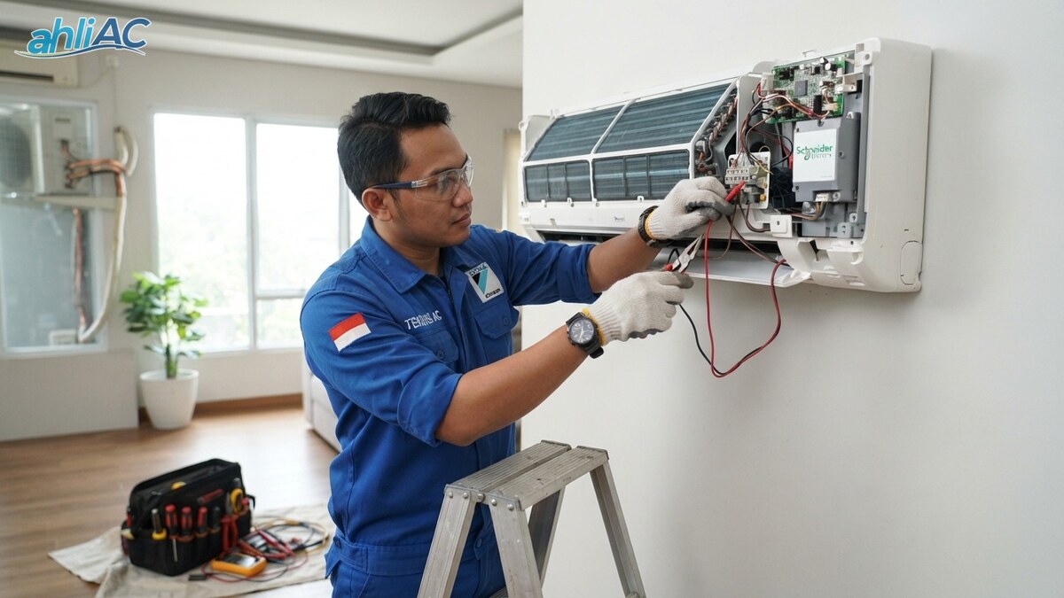 Standar Keamanan Kelistrikan Panel HVAC Schneider Lengkap