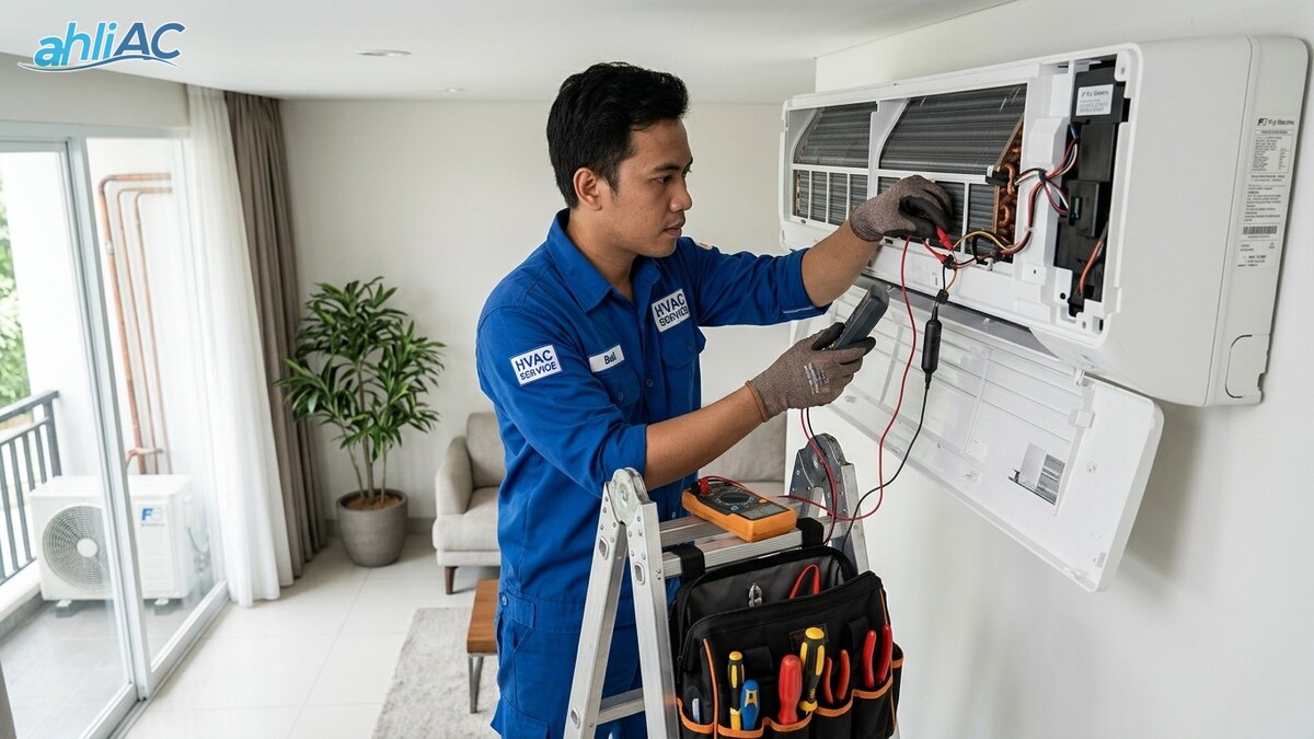 Cek Sensor Suhu AC Fuji Electric & Nilai Resistansi