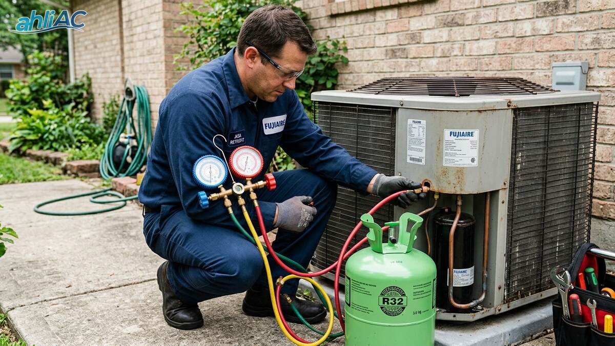 Jasa Retrofit AC Fujiaire: Upgrade Freon R22