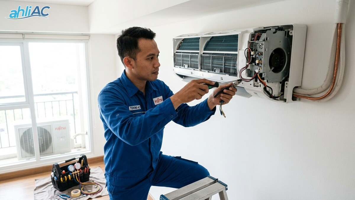 Kompresor AC Fujitsu: Jenis, Inverter & Panduan Teknisi