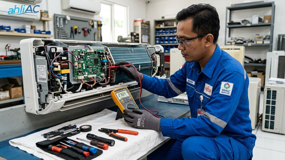Perbaikan Kompresor AC Fujitsu & Jasa Overhaul