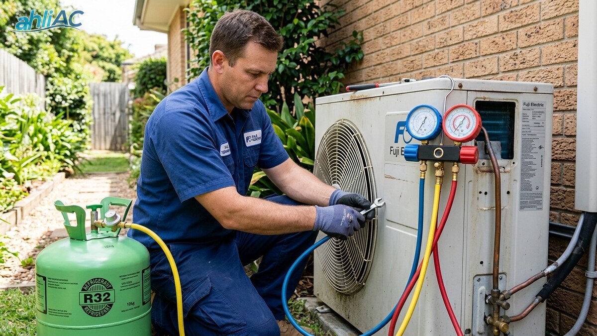 Retrofit AC Fuji Electric: Solusi Ganti Freon R22