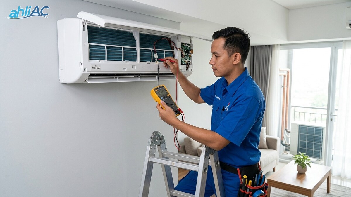 Sensor AC Fujitsu: Cek Nilai Ohm & Cara Ganti