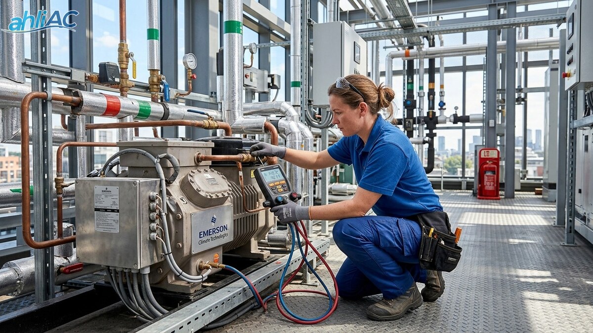 Cara Diagnosis Kompresor Emerson: Cek Suhu & Ampere
