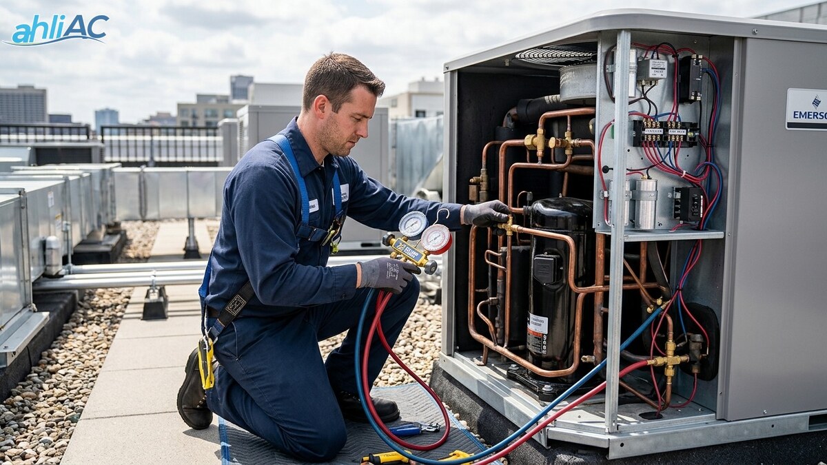 Diagnosis Kompresor Emerson: Cek Tekanan & Suhu HVAC