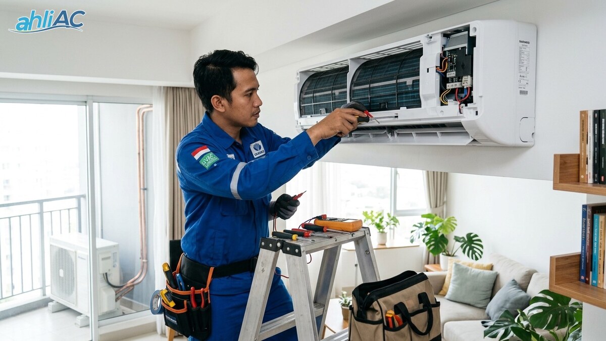 Jasa Peremajaan AC Gedung Daewoo & Retrofit B2B