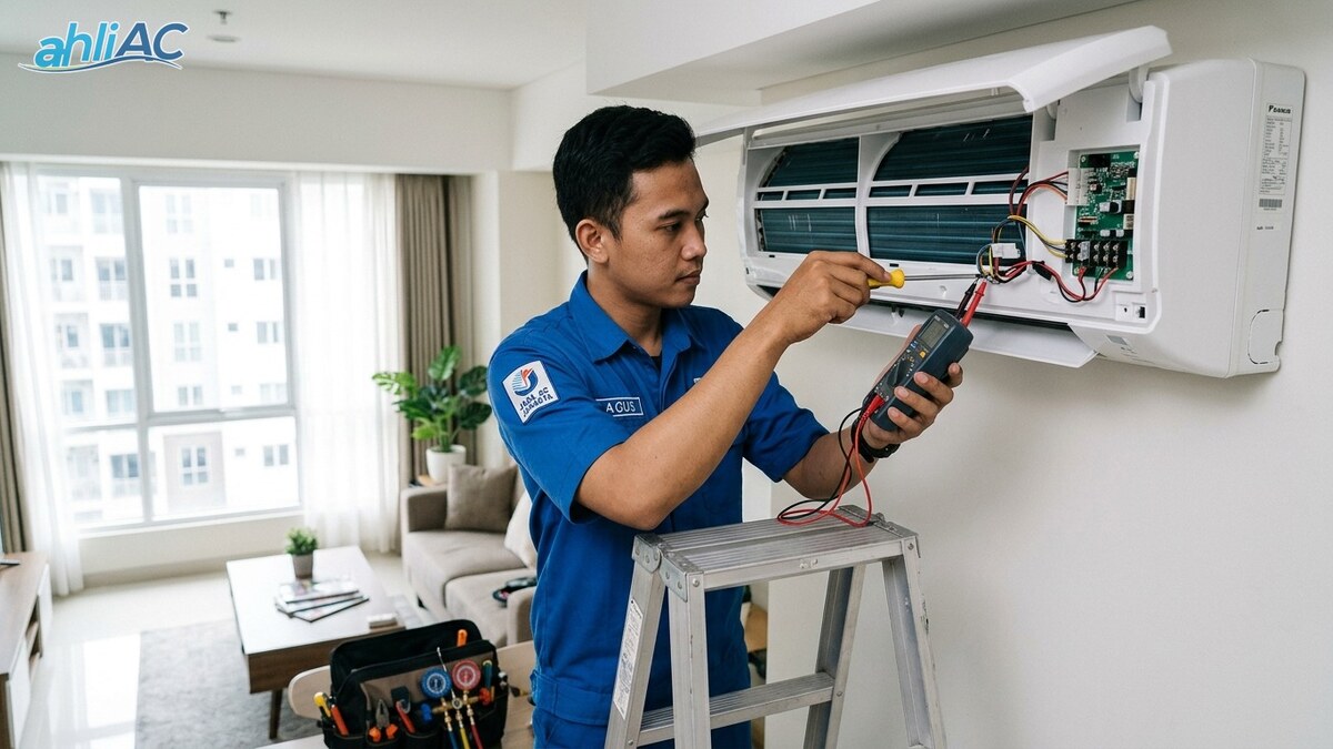 Solusi Kompresor AC Cawang Mati & Cek Ampere Outdoor