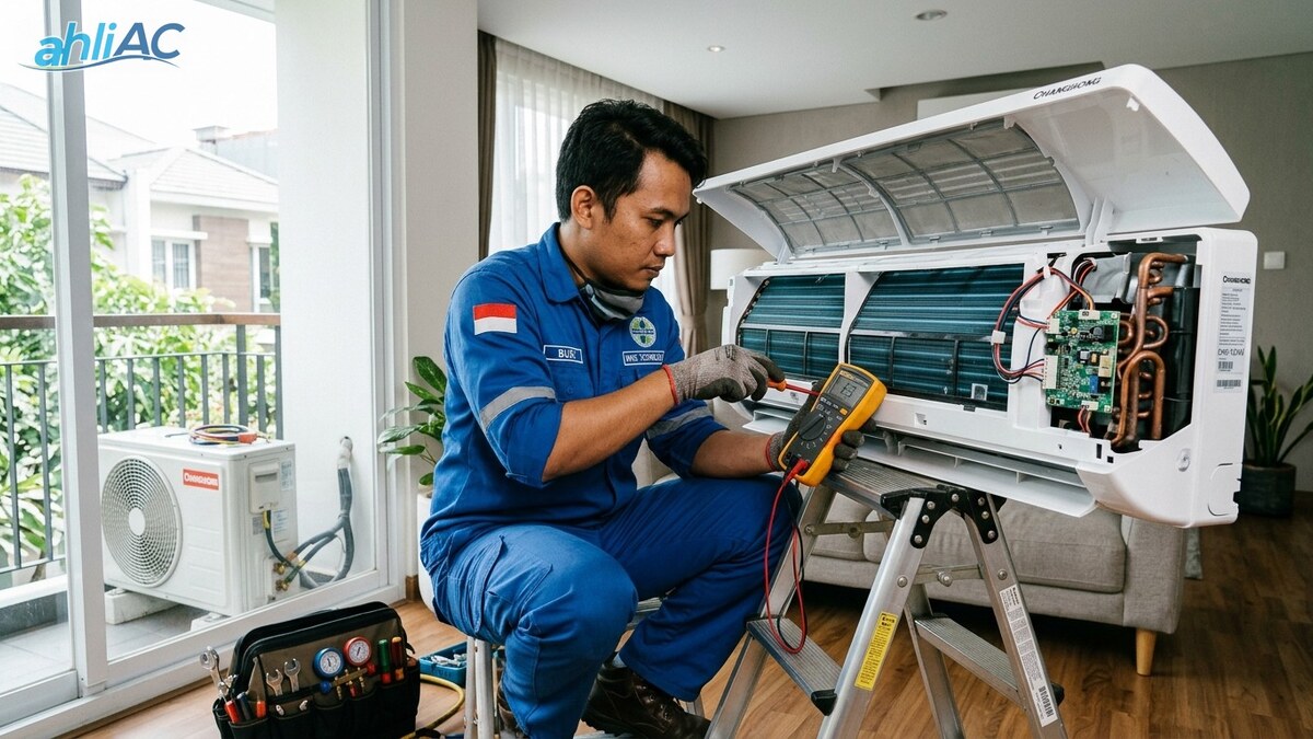 Troubleshooting Kode Error AC Changhong & Cek Inverter